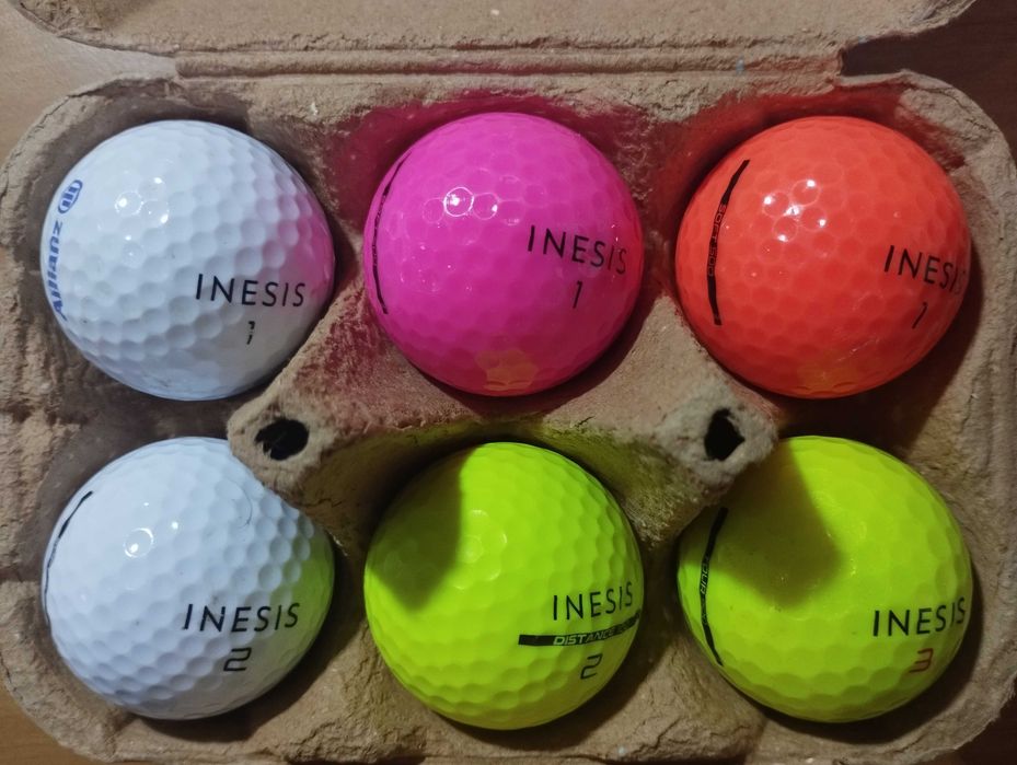 Bolas de golfe usadas, multimarcas