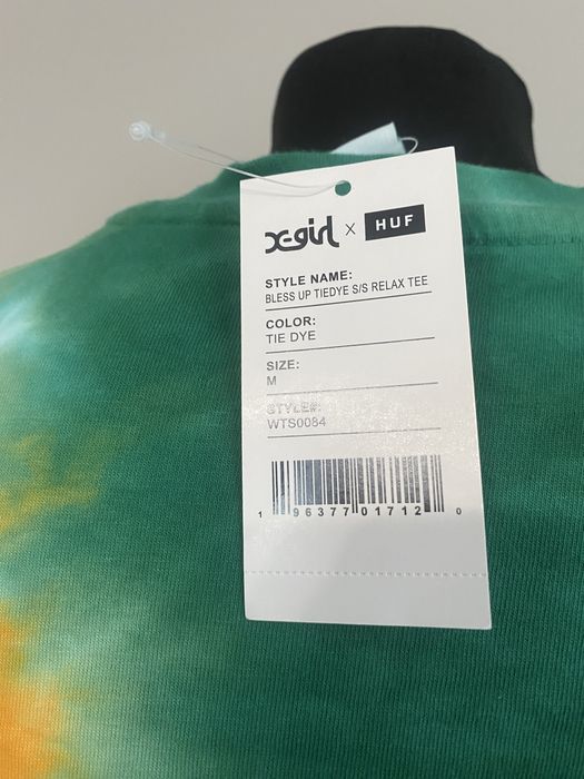 Podkoszulek nowy HUF bless up tie Dye Relax Tee, rozmiar M - z metką!