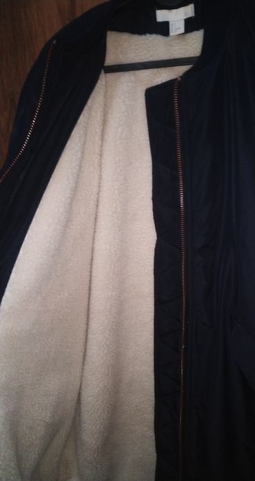 H&M р.50-52 зимняя куртка удлиненная мужская