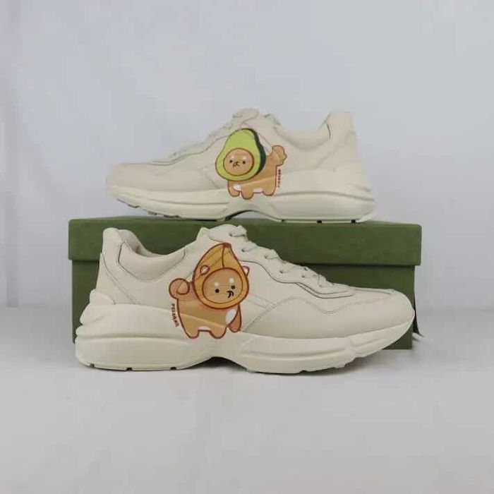 Gucci Apollo Leather Sneaker R.S in Ivory BWB 11.5 Gucci