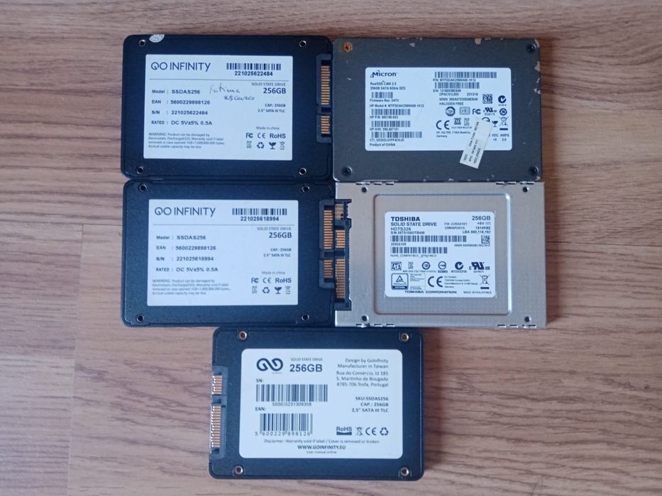 Discos SSD 480 gb 256 gb