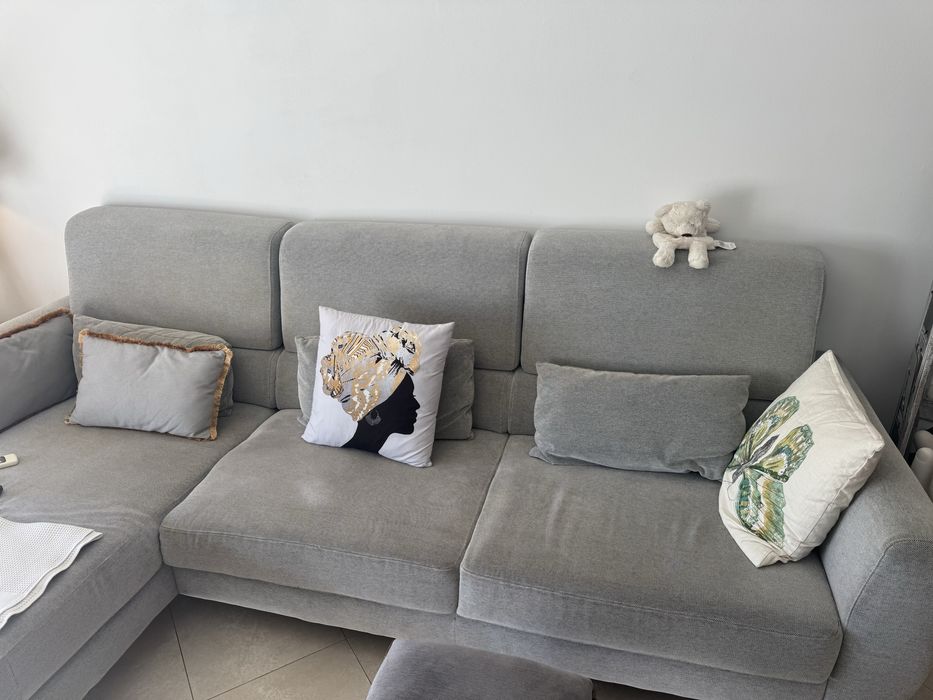 Sofá 3 lugares c/chaise longue