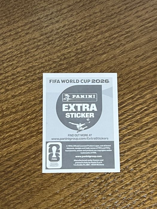 Cromo panini extra Vinicius JR