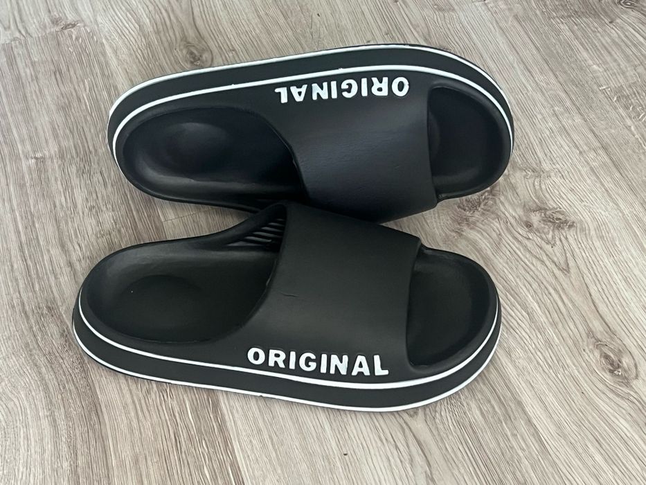 Klapki męskie ORIGINAL | Rozmiar 42/43 | Długość wkładki 27 cm