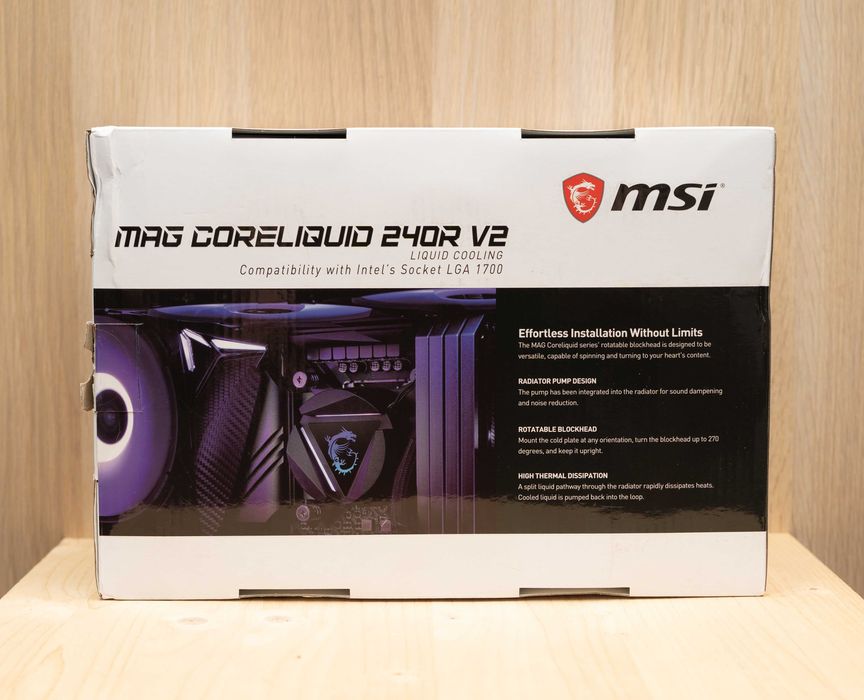 Chłodzenie wodne MSI MAG CORELIQUID 240R V2 komplet AMD Intel