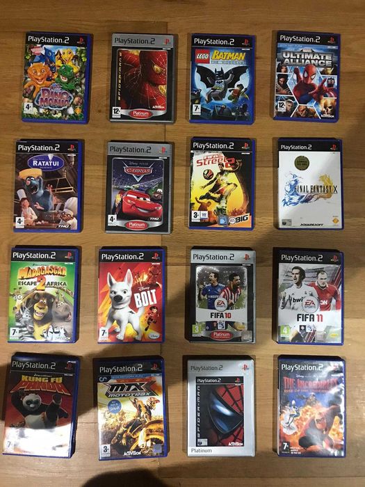 Jogos Playstation 2 [Leve 5 pague 4] Benfica • OLX Portugal