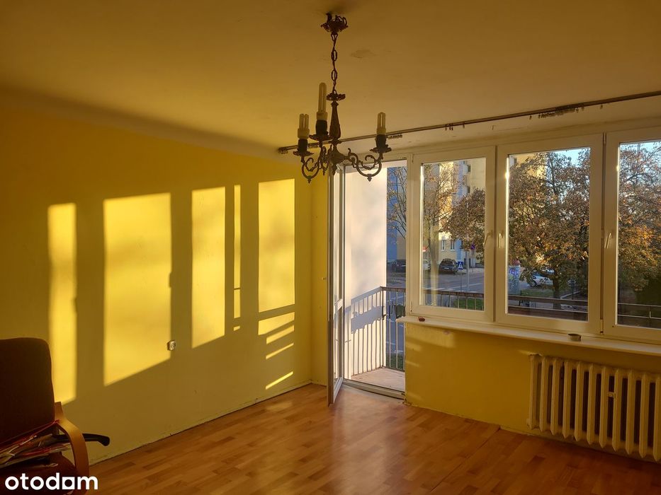 Mieszkanie, 2 pokoje, duży balkon, 1. piętro