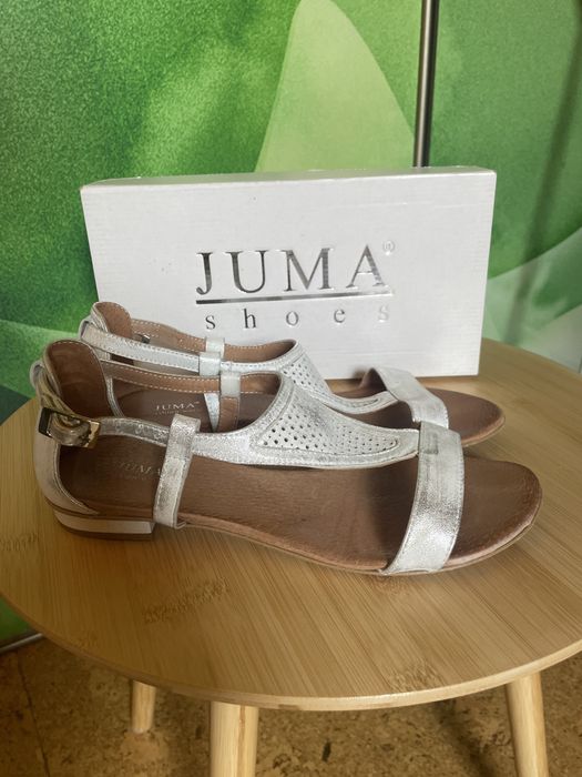 Eleganckie sandały  damskie  skórzane , rozm.40