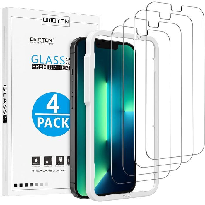 Szkło Hartowane do iPhone 12 Pro/13 Pro Max Ochrona Ekranu 9H 4 Sztuki