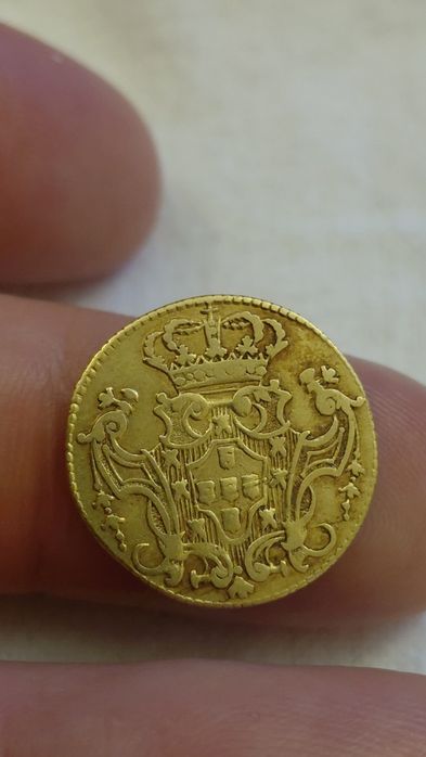 Moeda em ouro Escudo de D. João V 1738