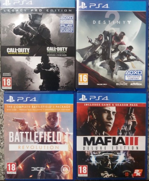 Jogos para ps4 em bom estado Salir • OLX Portugal