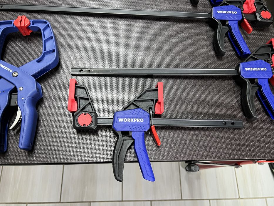 Струбцина Струбцины WORKPRO Храповой механизм PRO серия