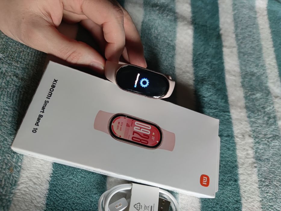 Новый Xiaomi Smart Band 10 (Global) — Нежно-розовый | Идеальный подарок