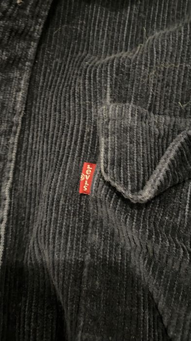 Casaco / Sobrecamisa Levi’s em Veludo Cordoal de Azul Escuro – Tamanho XXL