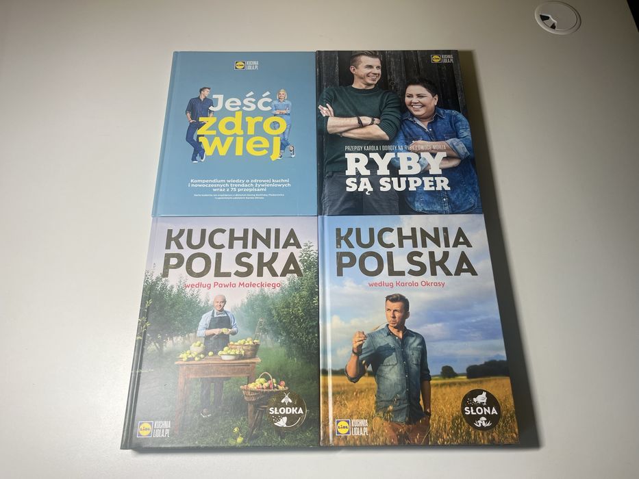 Zestaw Kuchnia lidla, Ryby są super, Jeść zdowiej, Kuchnia Polska