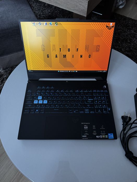 Asus Tuf Dash F15 i5 -124500H RTX 3050 Ti 16Gb Ram Gaming Laptop Gier