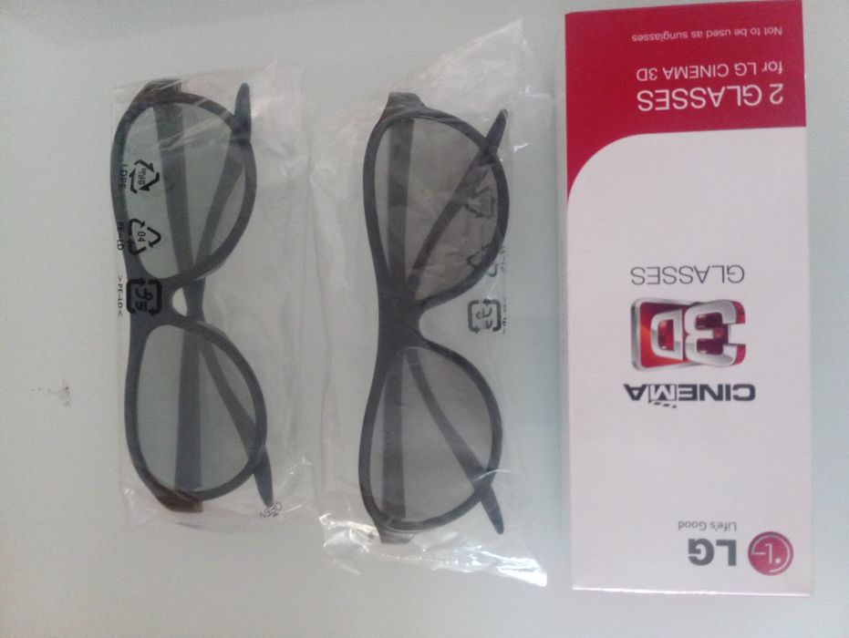 2 óculos 3D LG Novos