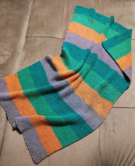 Дитяча в'язана ковдра 112 на 80 см