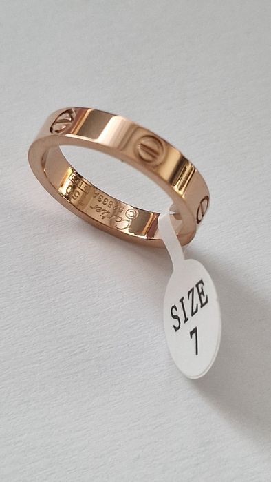 Pierścionek Cartier Love logowany 7