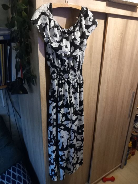 Kombinezon damski w kwiaty