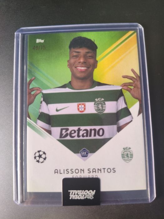 Carta Alisson Santos/75 Rookie