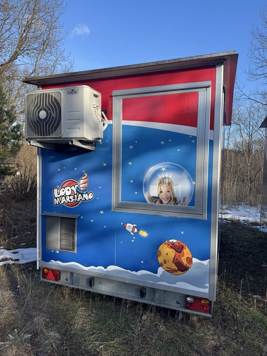 Budka przyrczepa lody granity !