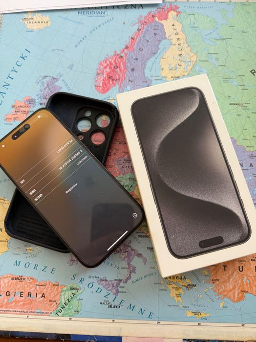 iPhon 15 Pro z pamięcią 128GB Black Titanium