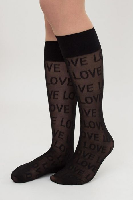 Гольфы женские чёрные