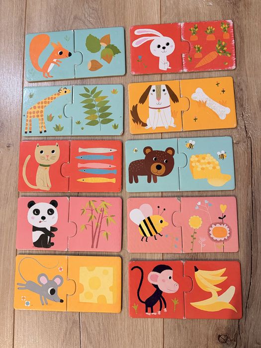 Puzzle dla najmlodszych - odszukaj pary