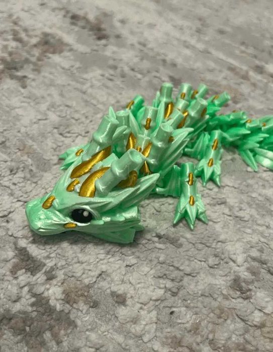 Smok Bambusowy – Przegubowy z drukarki 3D