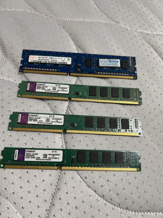 Оперативна пам'ять, RAM, 8GB ddr3, (4x2), оперативка, 4 планки