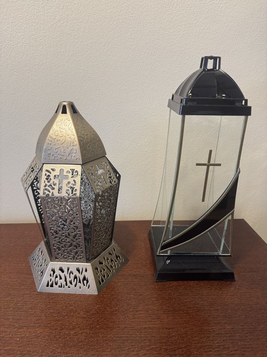 Znicze na cmenatrz - 2 sztuki