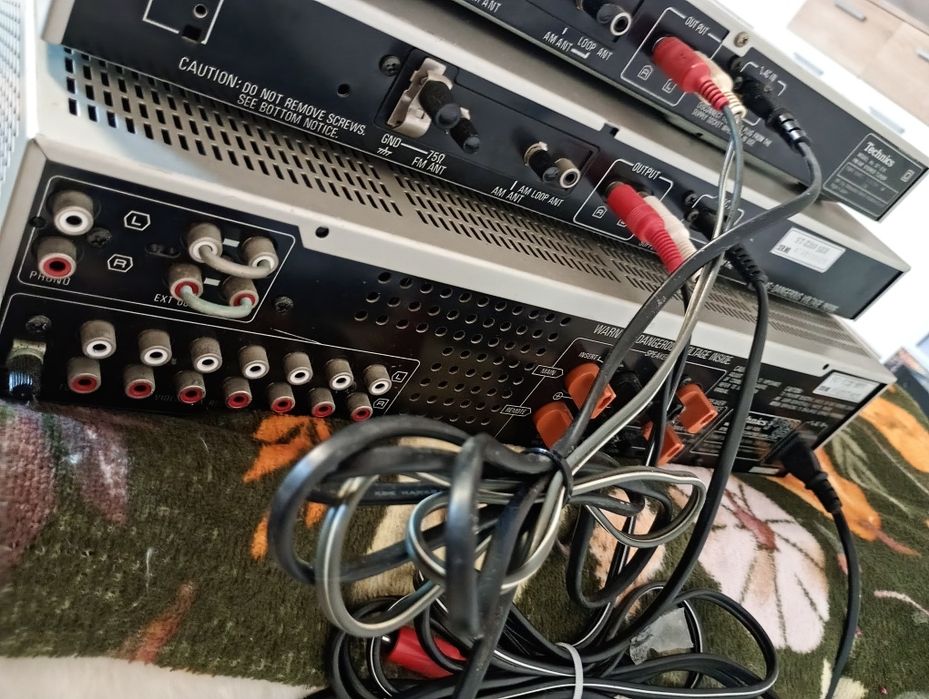 Audio amplitunery wzmacniacze technics Sony itp