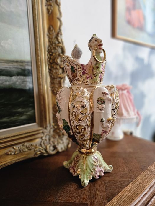 Duży wazon Capodimonte Cyganka #1565 Stylowy Węgrów