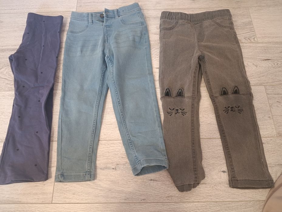 Spodnie jeansowe 104 dla dziewczynki