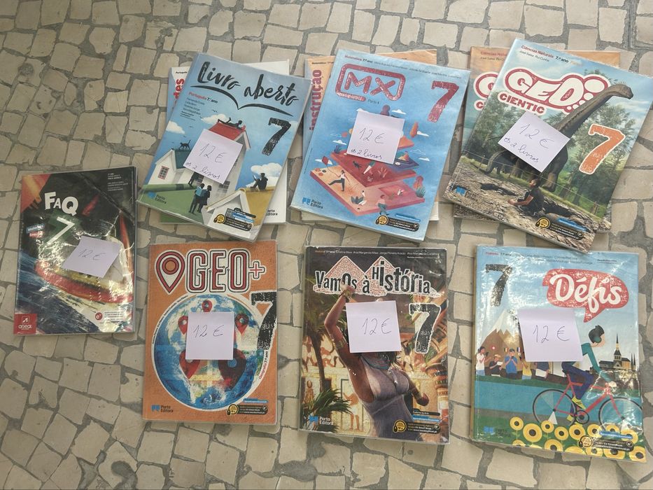 Manuais escolares 7o ano