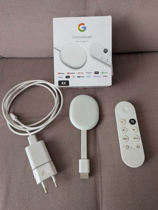 Google Chromecast 4.0 4K z Google TV
