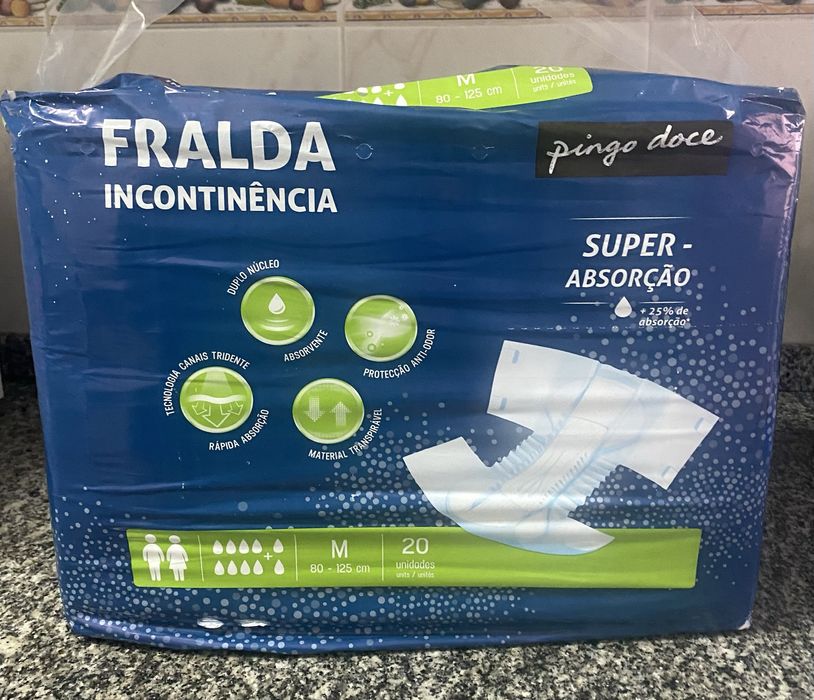 Fraldas de incontinência