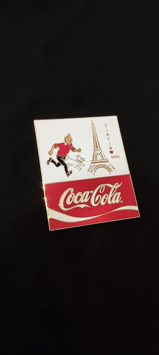 Pin coca cola tintim
