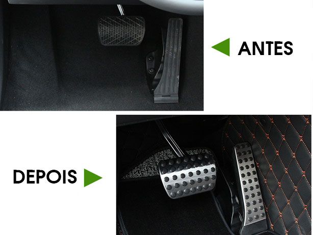 Capas Pedais + Apoio Mercedes W203/W204/W211/W212/W210 (Auto)