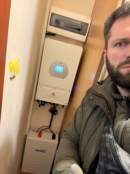 DEYE продаж встановлення монтаж інверторів та акб, термінов. без черги