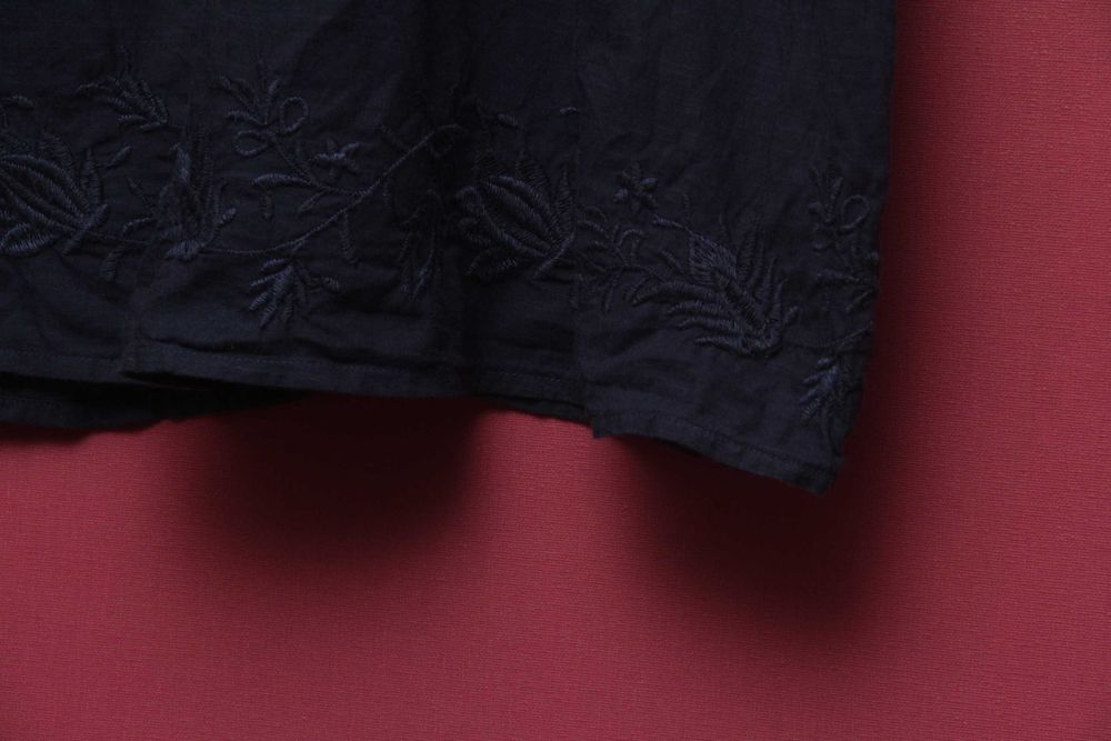 Uniqlo рр S блуза вышиванка свободного кроя