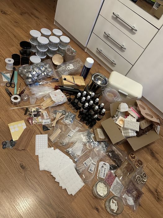 Duży zestaw do robienia świec