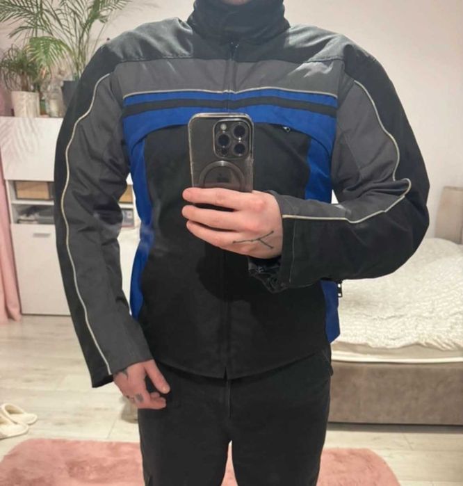 Kurtka na motor z ochraniaczami Makson prawie nowa