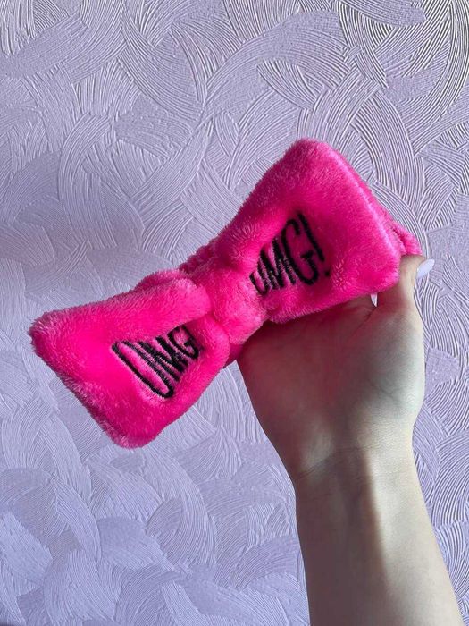 Пов'язка на волосся OMG рожева нова