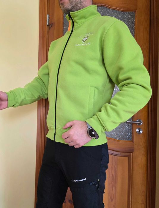 Флісова кофта, колір салатовий М