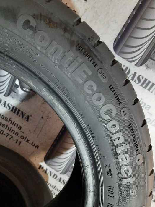 Шини 7,5мм 185/55 R15 CONTINENTAL ContiEcoContact 5 б/у літо склад