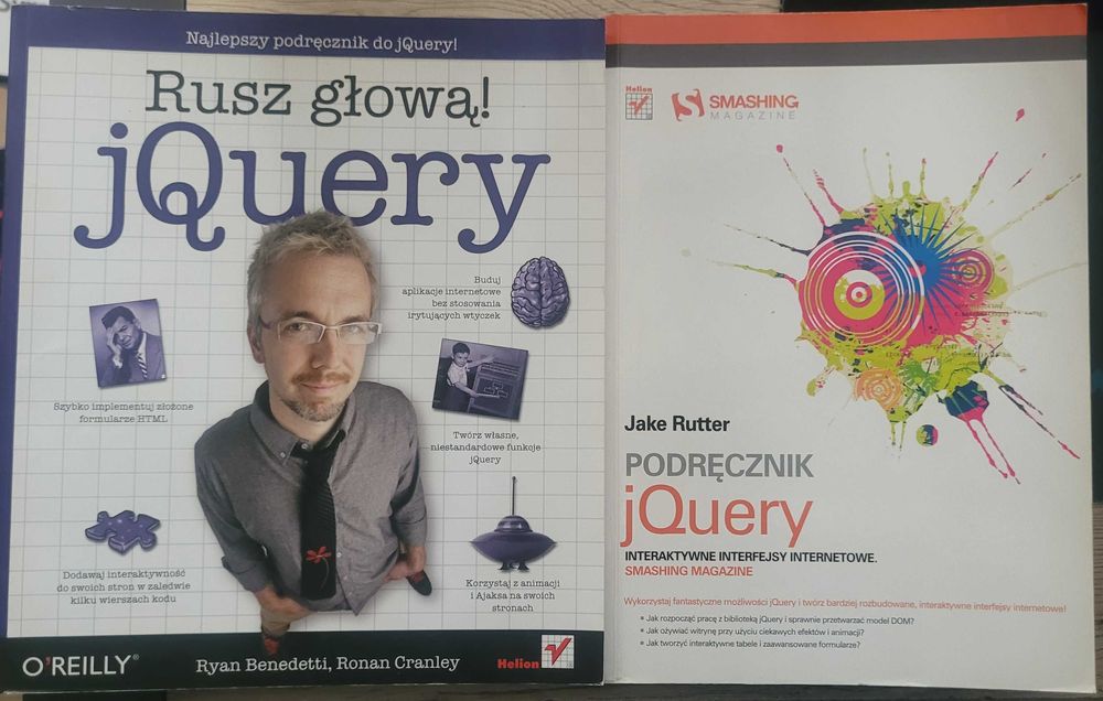 Programowanie JavaScript: JS, node, jQuery, Angular, Vue, AJAX(12szt.)