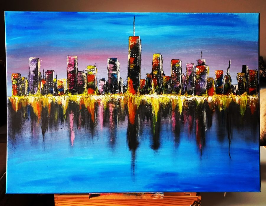 Obraz 'Miasto' 50x70