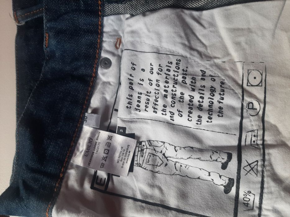 Spodnie dżinsowe męskie